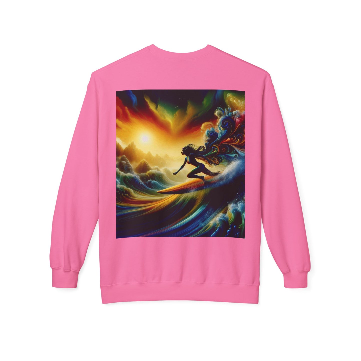 Juicy Clams Unisex Midweight Fleece Crewneck Sweatshirt (D012)