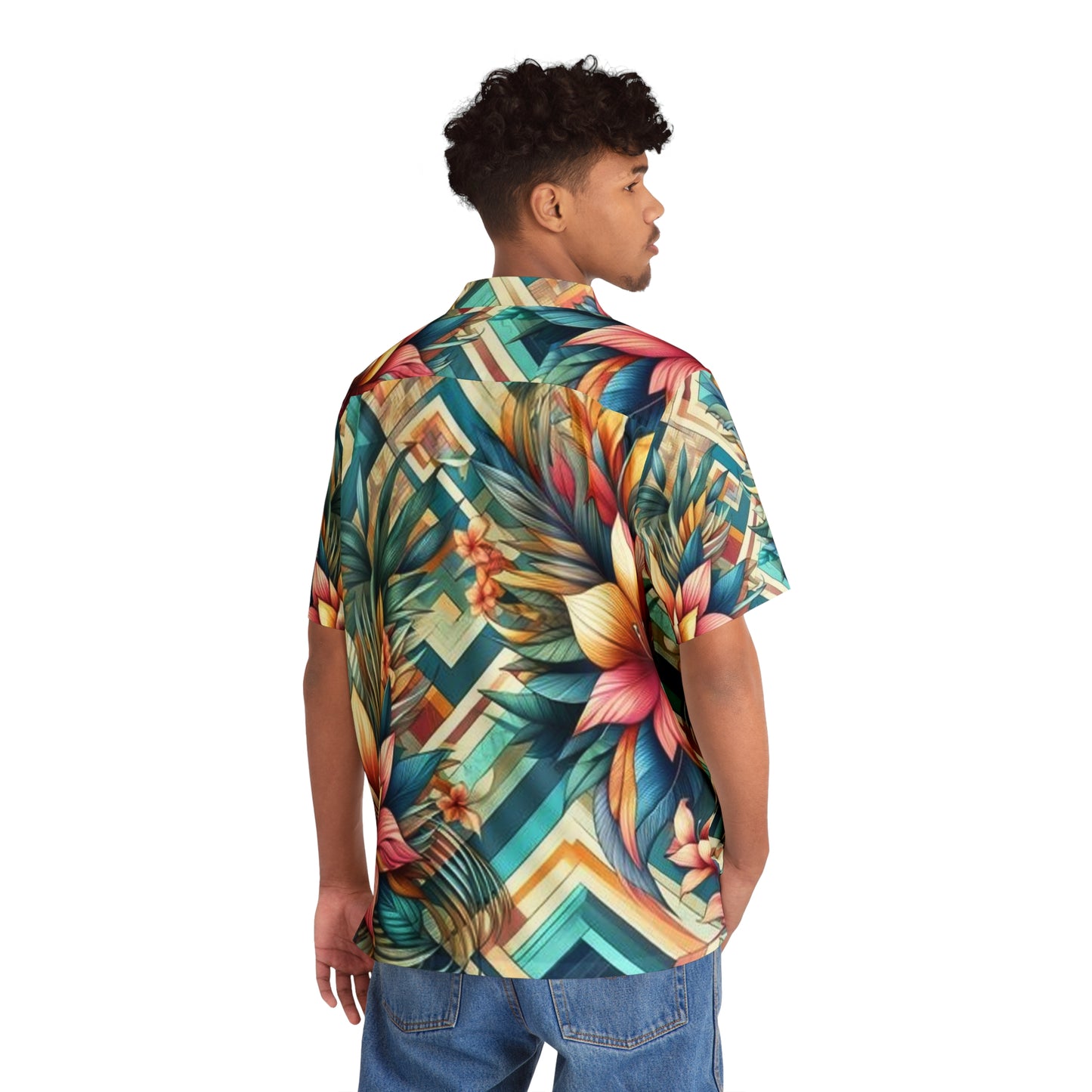 Juicy Clams Men's Hawaiian Shirt (1016)