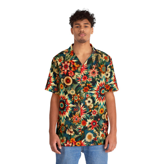 Juicy Clams Men's Hawaiian Shirt (1050)