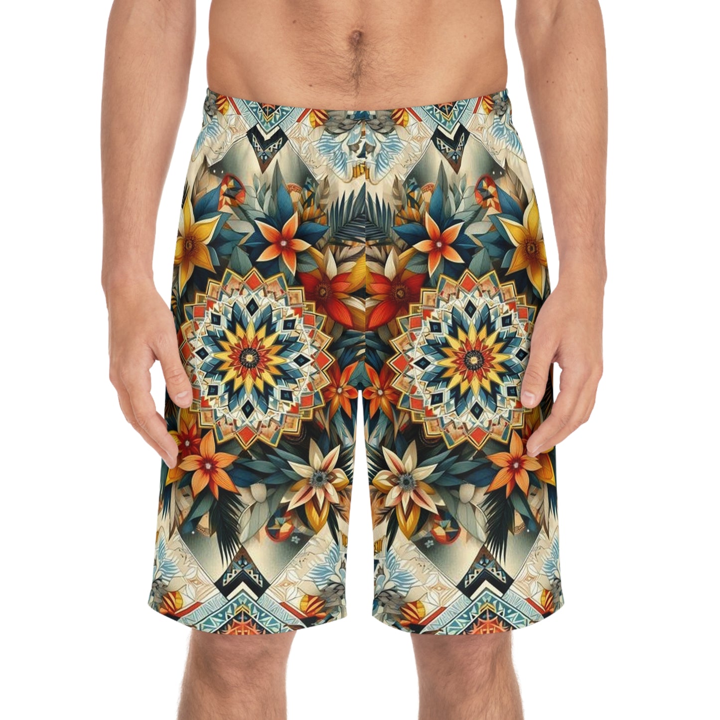 Juicy Clams Men's Board Shorts (H047)