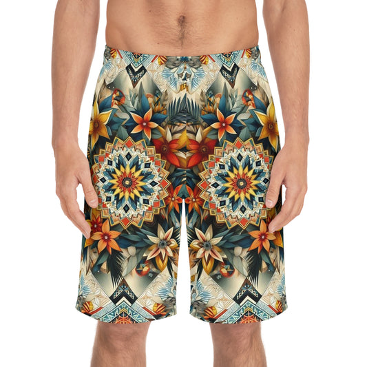 Juicy Clams Men's Board Shorts (H047)