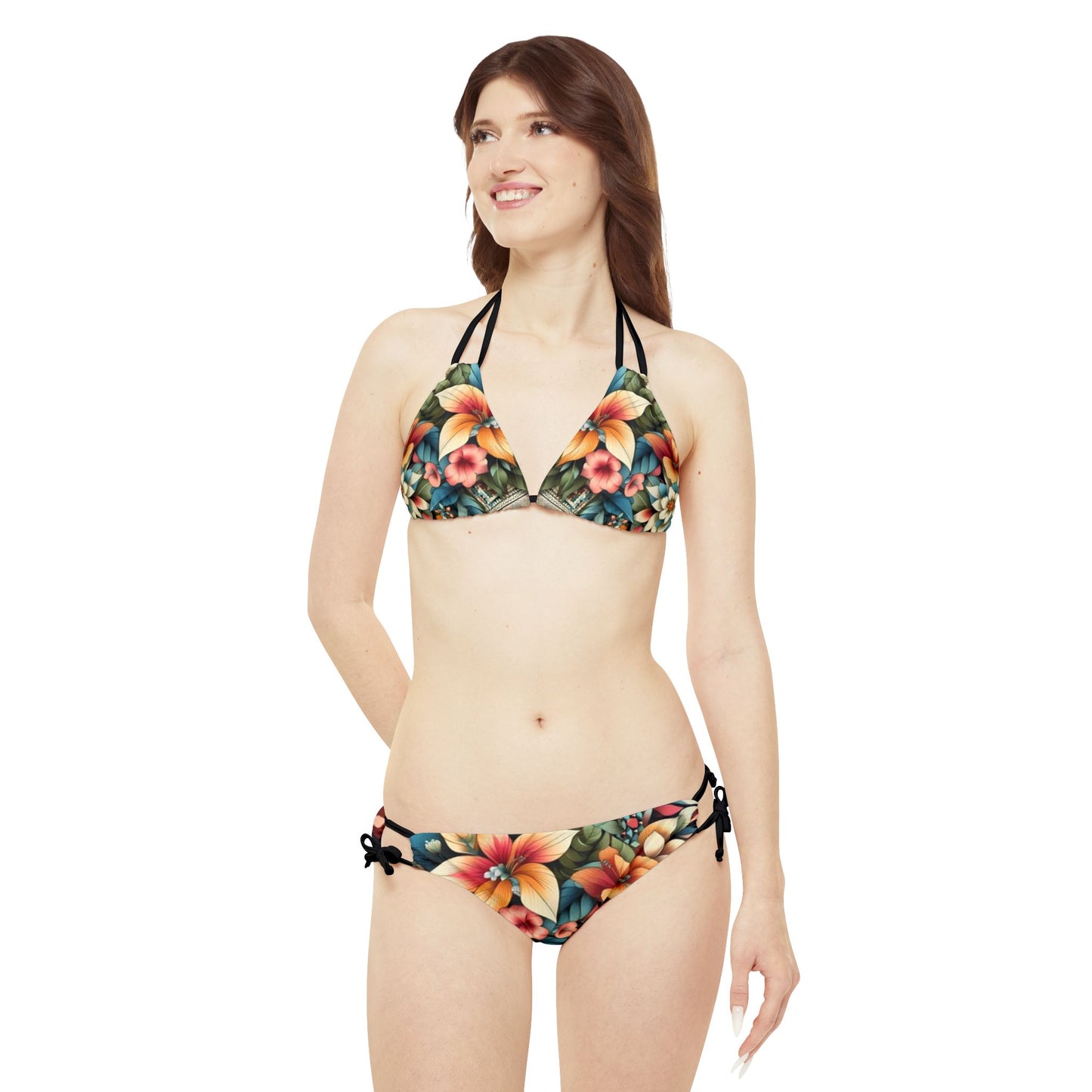 Juicy Clams Double Strap Bikini Set (1158)