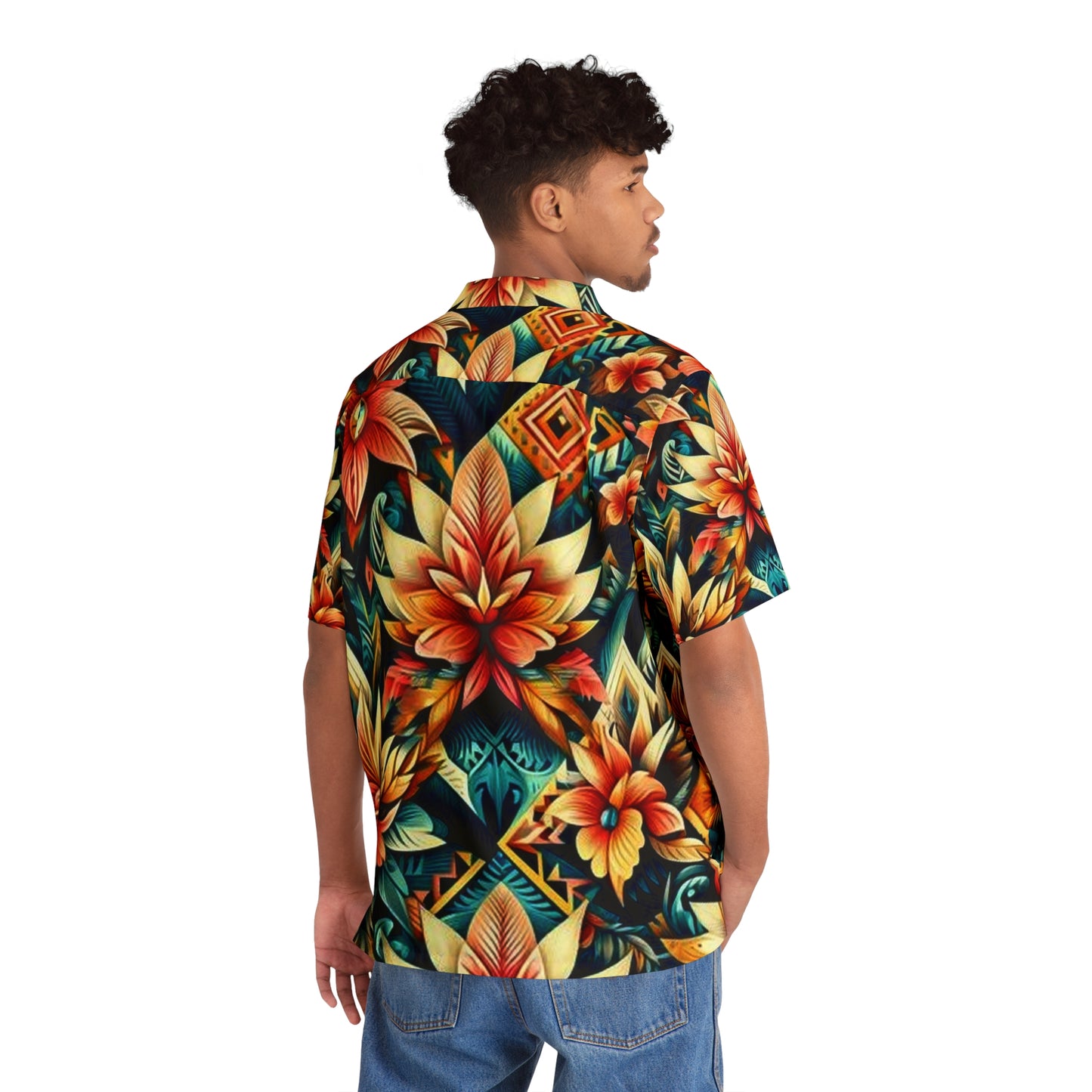 Juicy Clams Men's Hawaiian Shirt (1009)