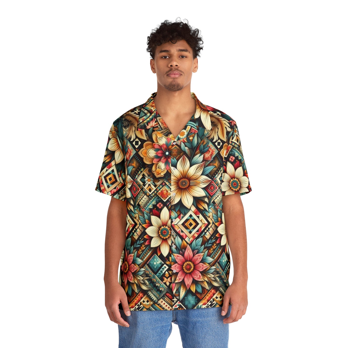 Juicy Clams Men's Hawaiian Shirt (1159)