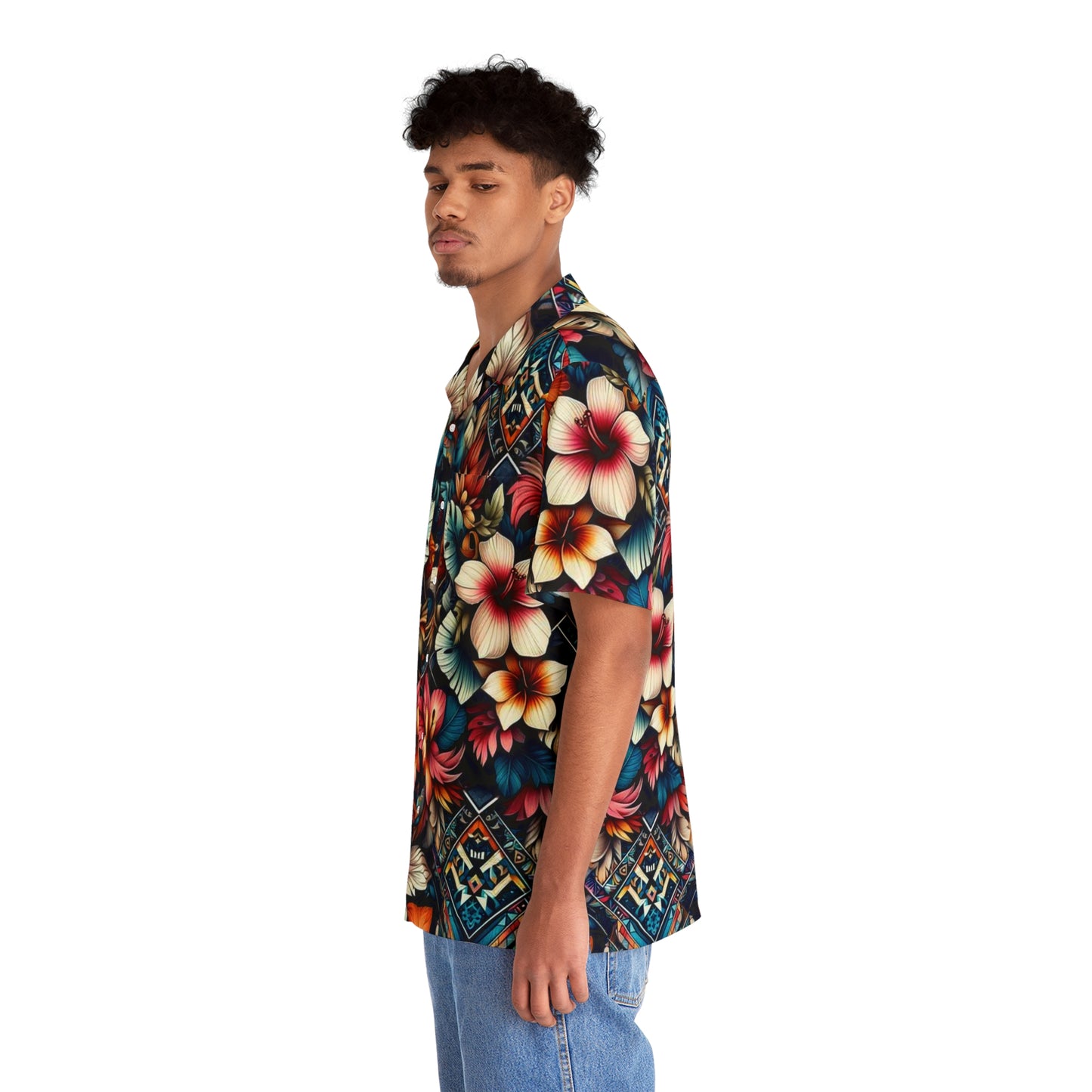 Juicy Clams Men's Hawaiian Shirt (H156)