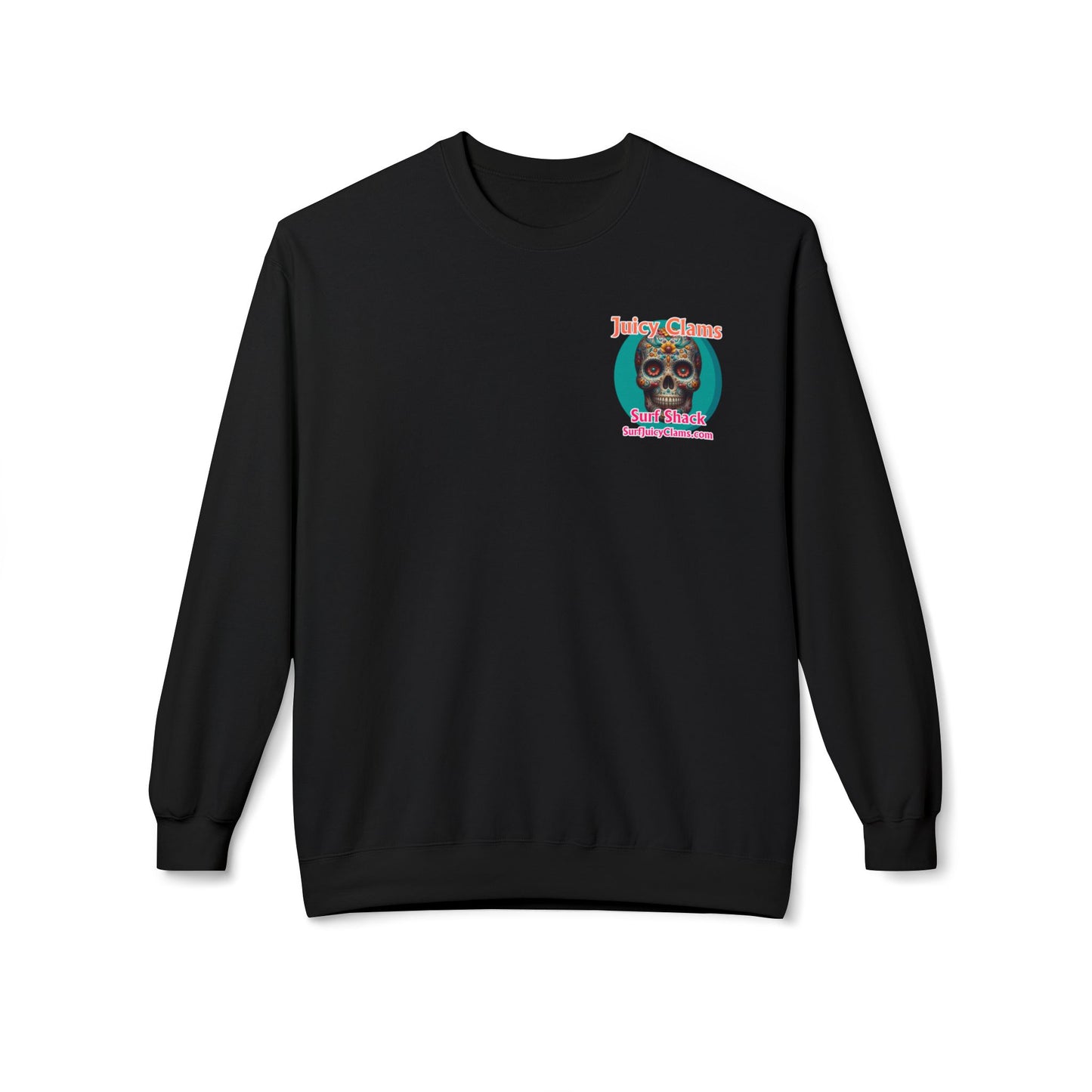 Juicy Clams Unisex Midweight Fleece Crewneck Sweatshirt (L022)