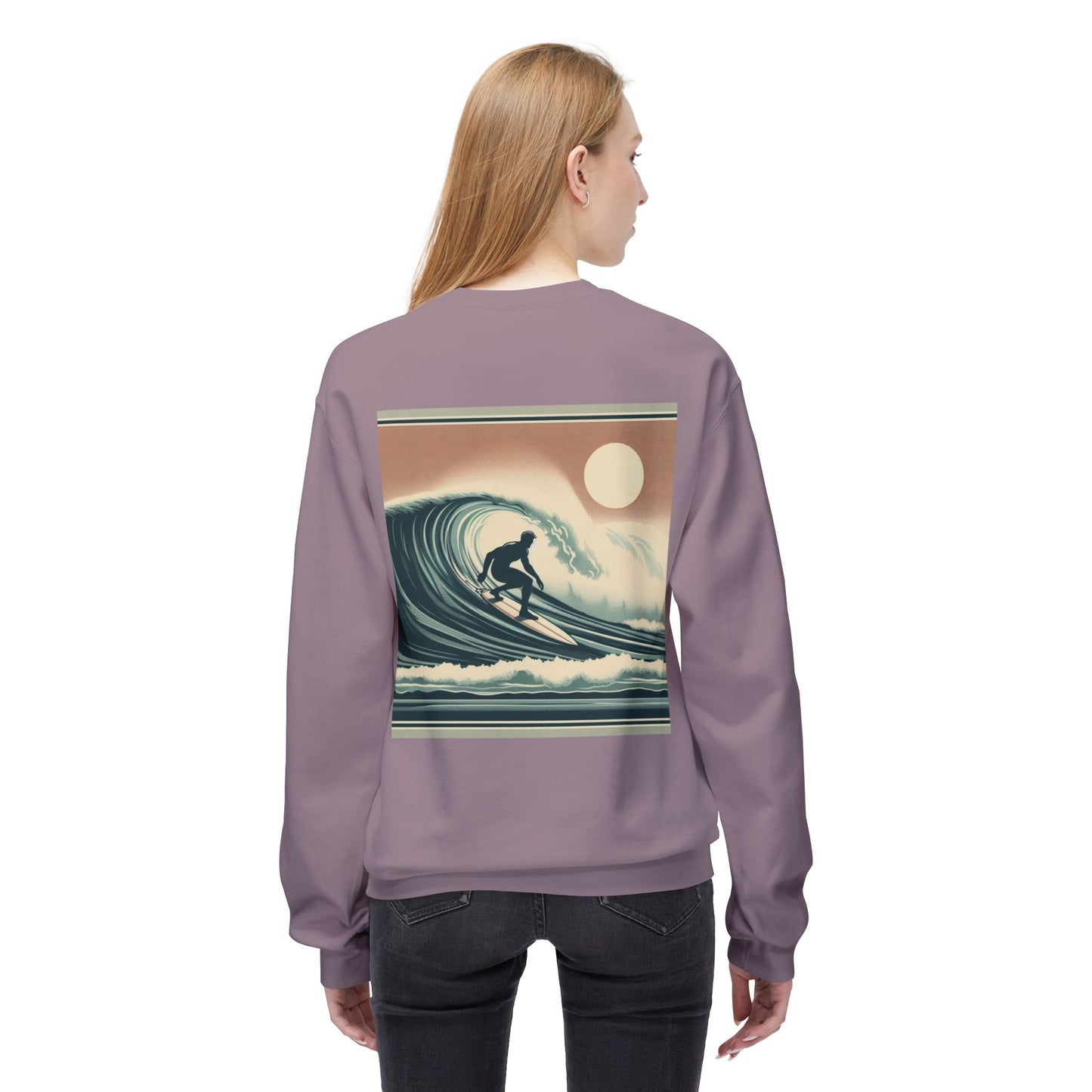 Juicy Clams Unisex Midweight Fleece Crewneck Sweatshirt (V041)