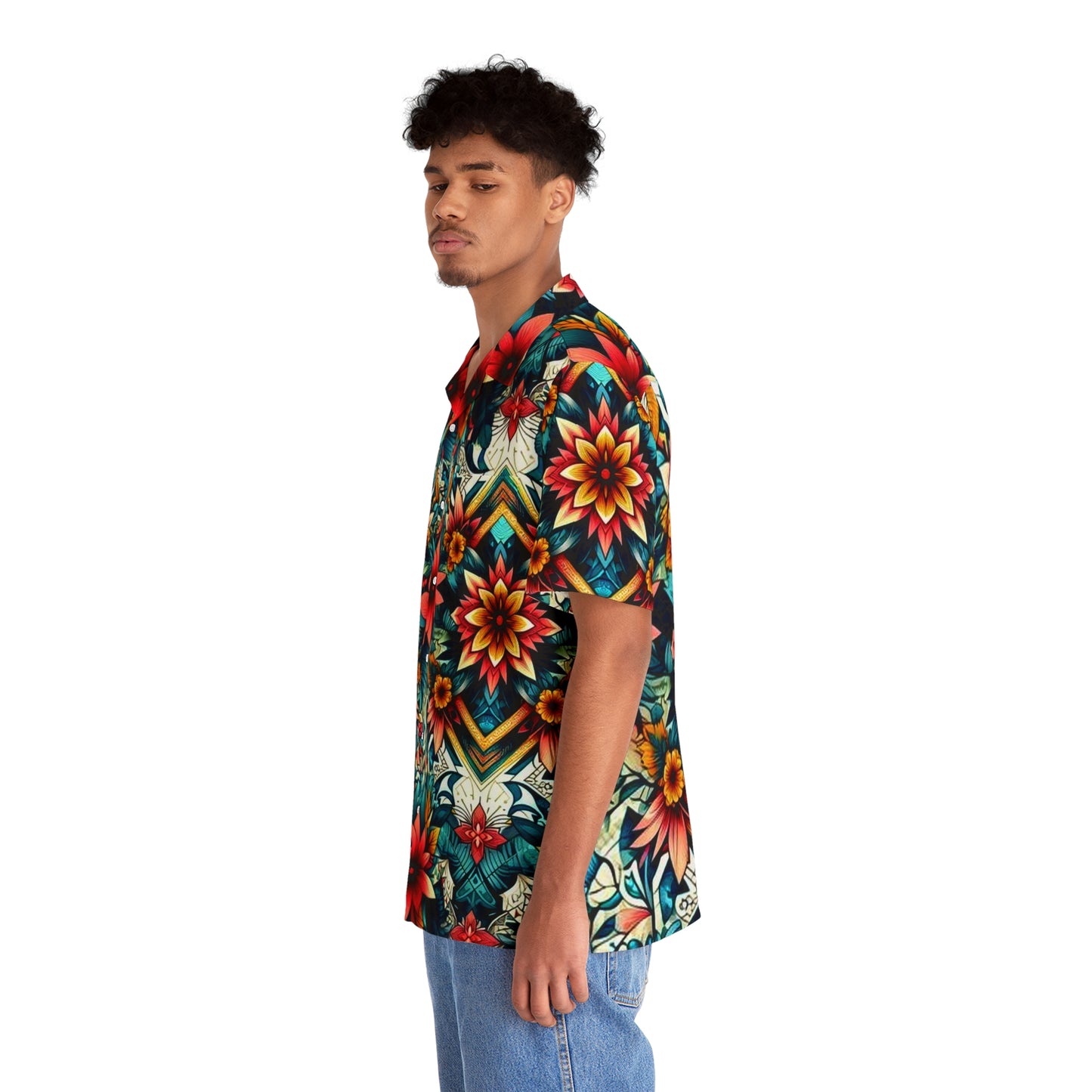 Juicy Clams Men's Hawaiian Shirt (1026)
