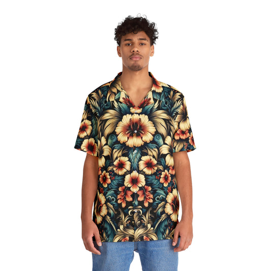 Juicy Clams Men's Hawaiian Shirt (1126)