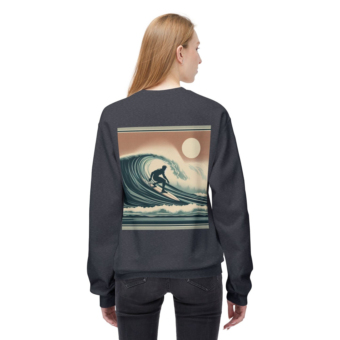 Juicy Clams Unisex Midweight Fleece Crewneck Sweatshirt (V041)