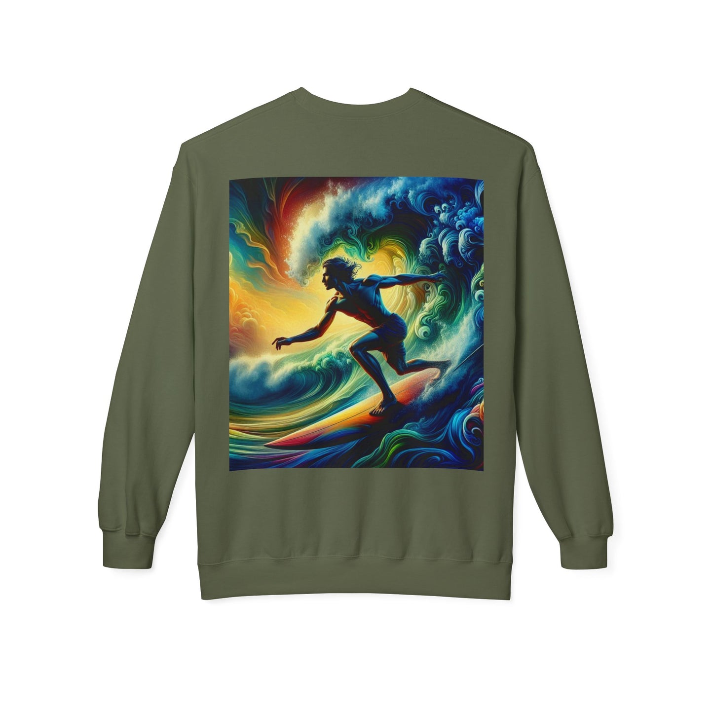 Juicy Clams Unisex Midweight Fleece Crewneck Sweatshirt (D024)