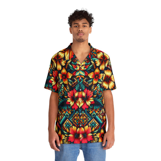 Juicy Clams Men's Hawaiian Shirt (1087)