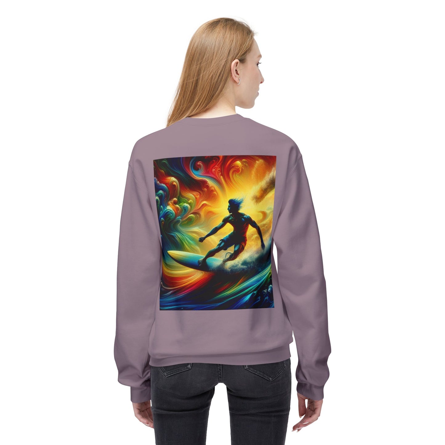 Juicy Clams Unisex Midweight Fleece Crewneck Sweatshirt (D043)