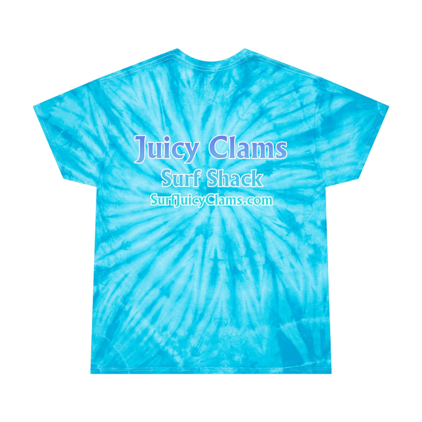 Juicy Clams Unisex Logo Cyclone Tie-Dye T-Shirt (A201)