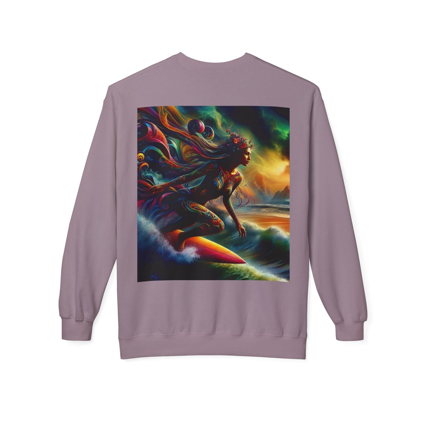 Juicy Clams Unisex Midweight Fleece Crewneck Sweatshirt (D009)