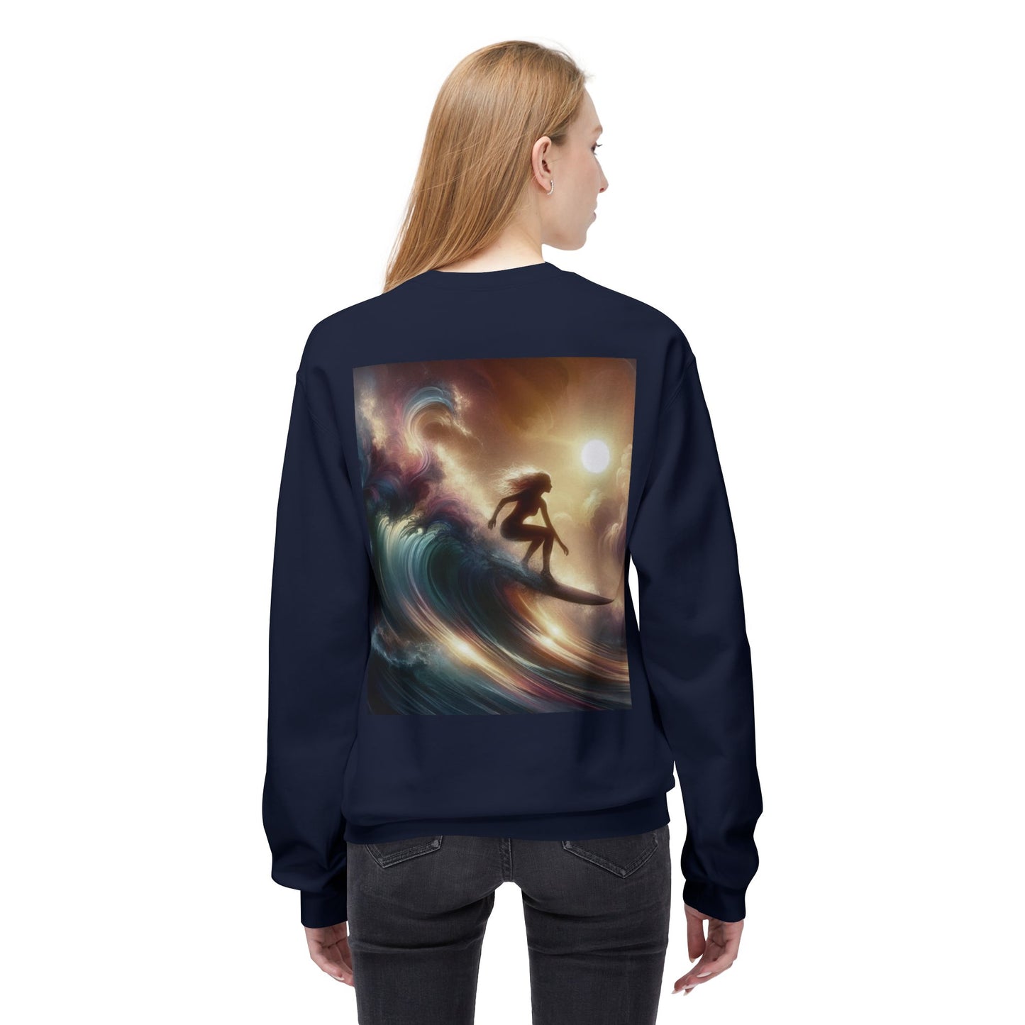 Juicy Clams Unisex Midweight Fleece Crewneck Sweatshirt (V038)