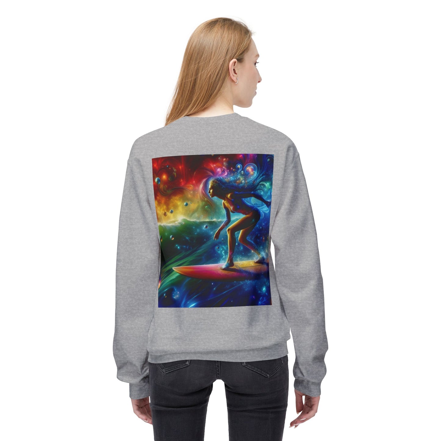 Juicy Clams Unisex Midweight Fleece Crewneck Sweatshirt (D007)