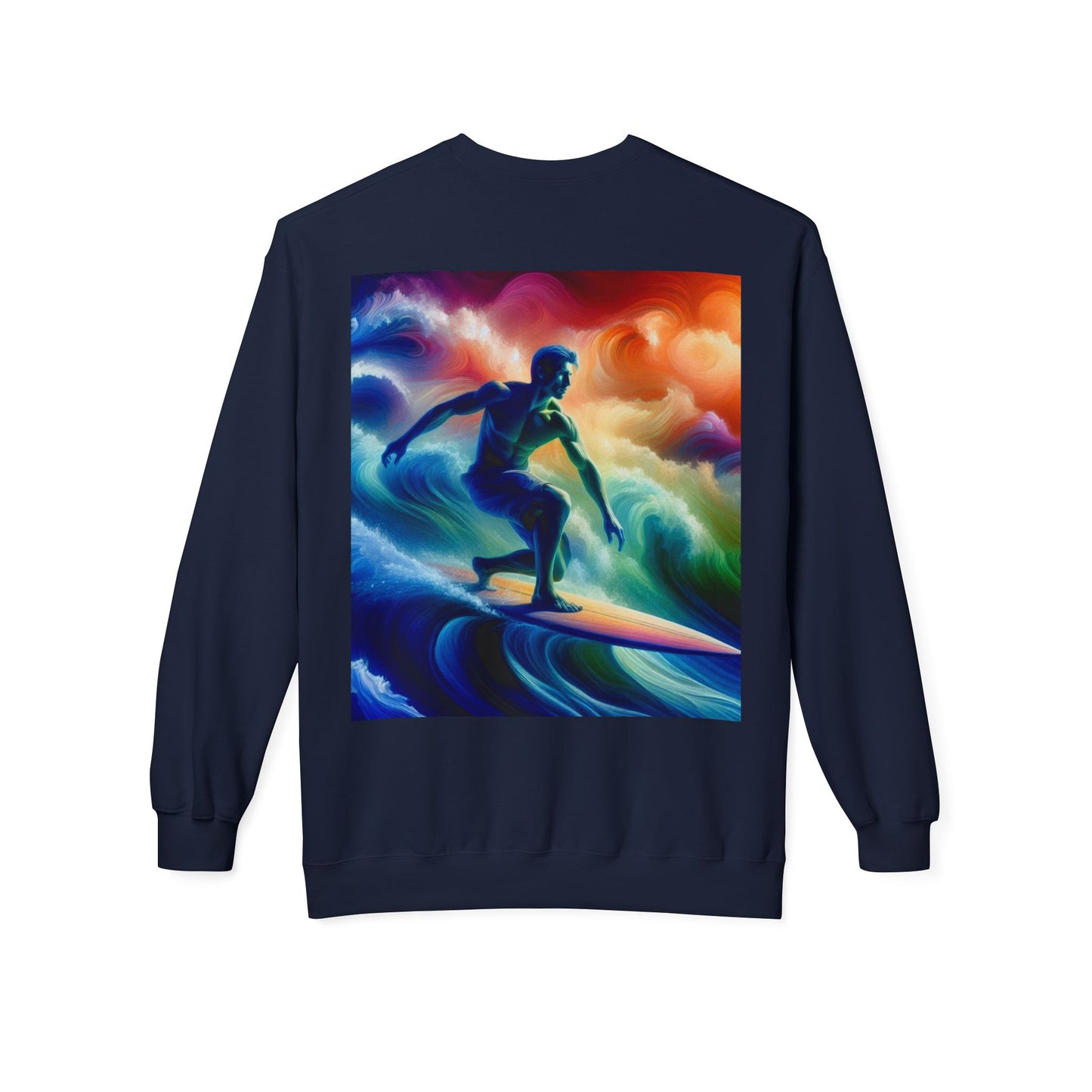 Juicy Clams Unisex Midweight Fleece Crewneck Sweatshirt (D015)