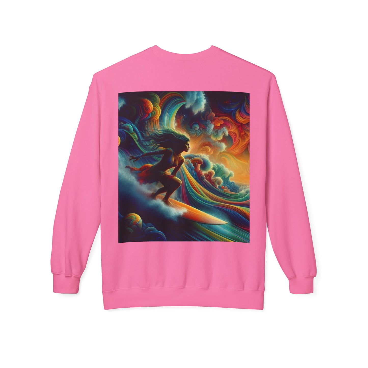 Juicy Clams Unisex Midweight Fleece Crewneck Sweatshirt (D016)