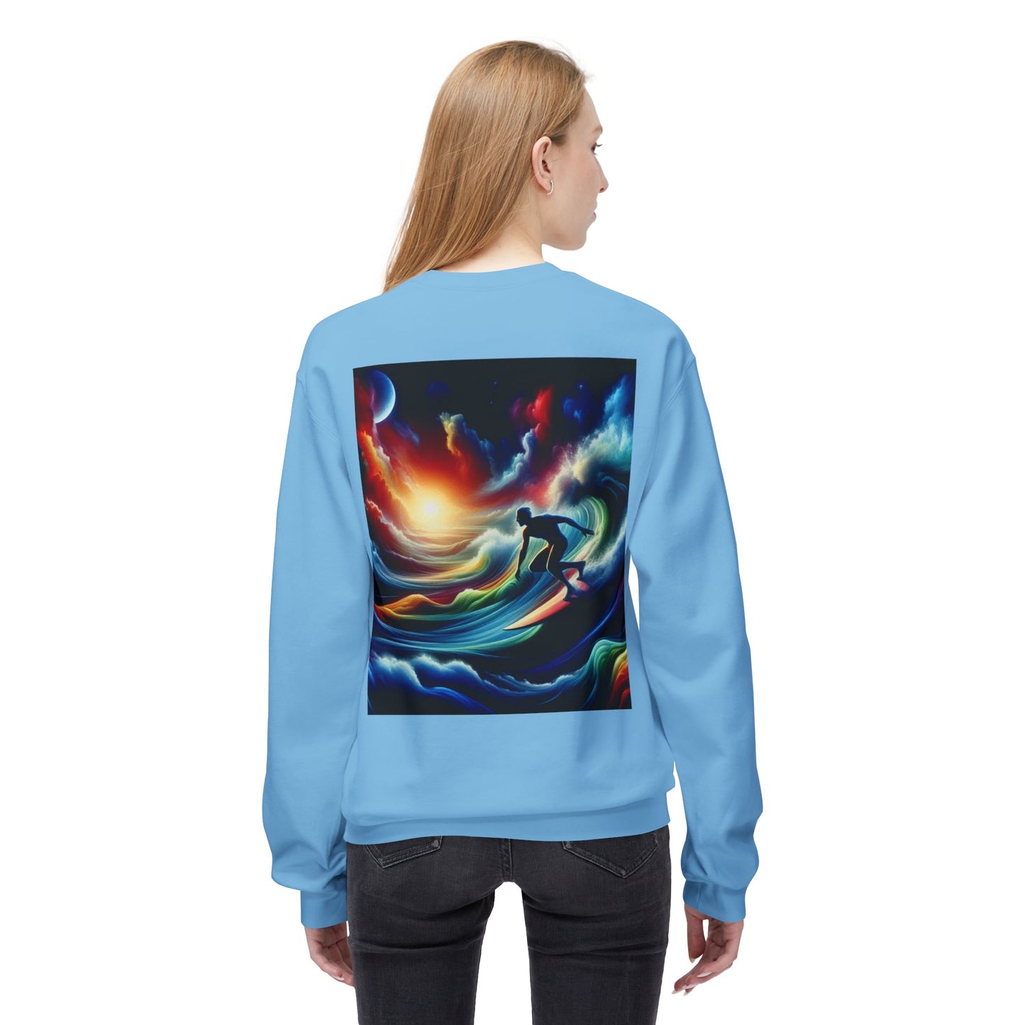 Juicy Clams Unisex Midweight Fleece Crewneck Sweatshirt (D032)