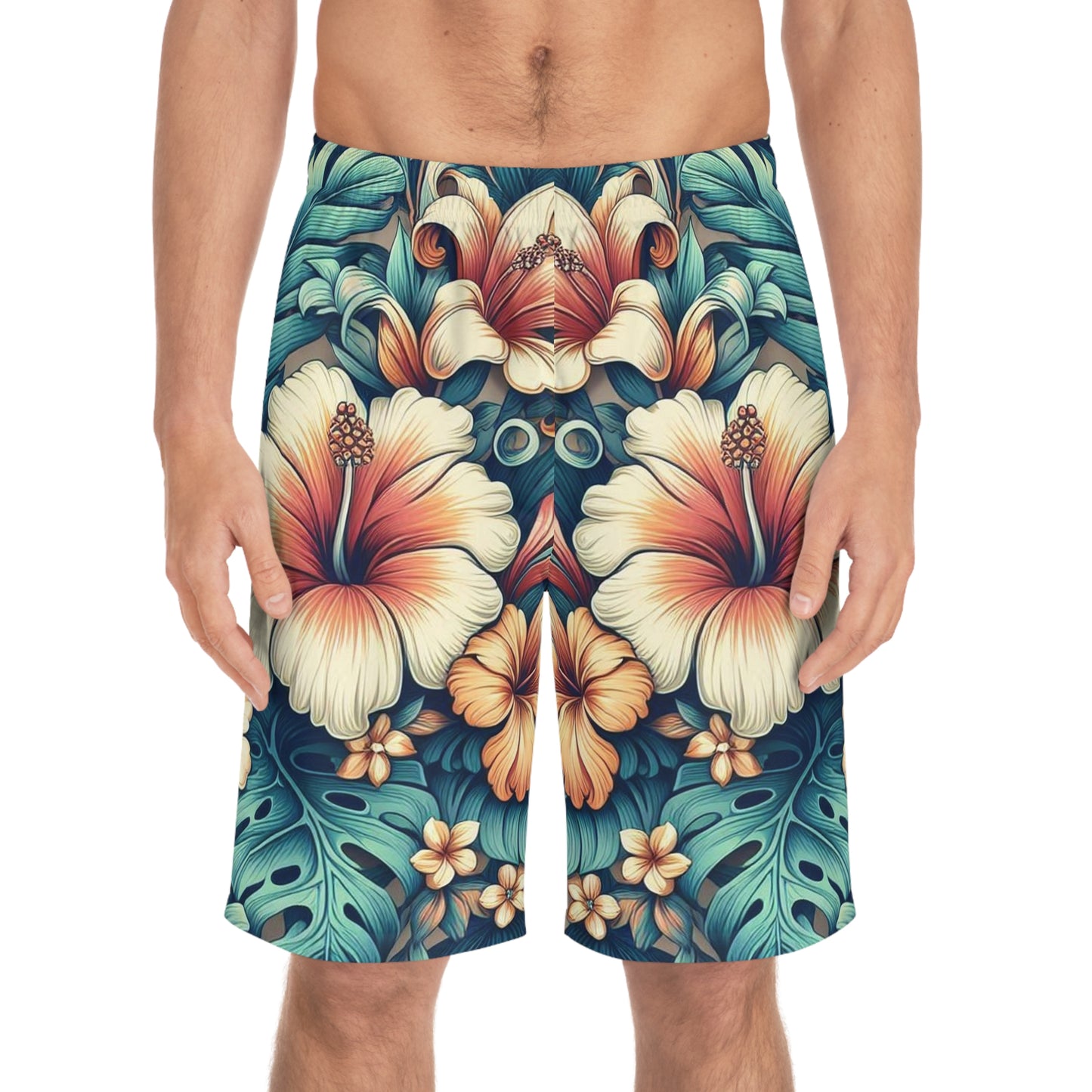 Juicy Clams Men's Board Shorts (1090)