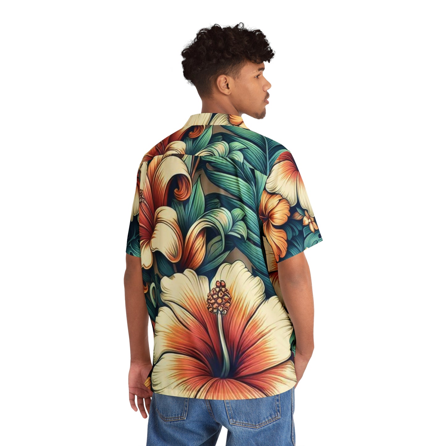 Juicy Clams Men's Hawaiian Shirt (1090)