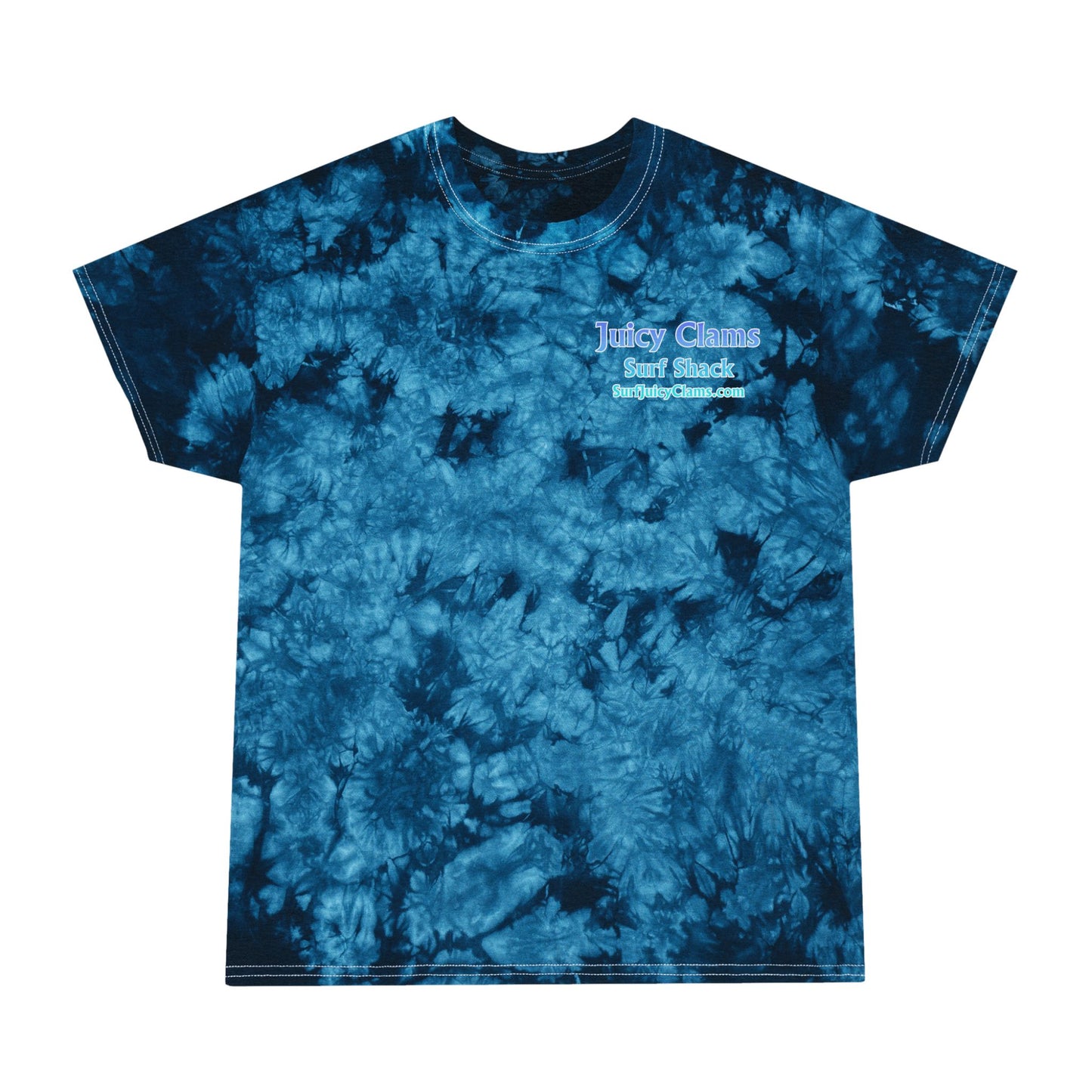 Juicy Clams Unisex Logo Crystal Tie-Dye T-Shirt (A201)