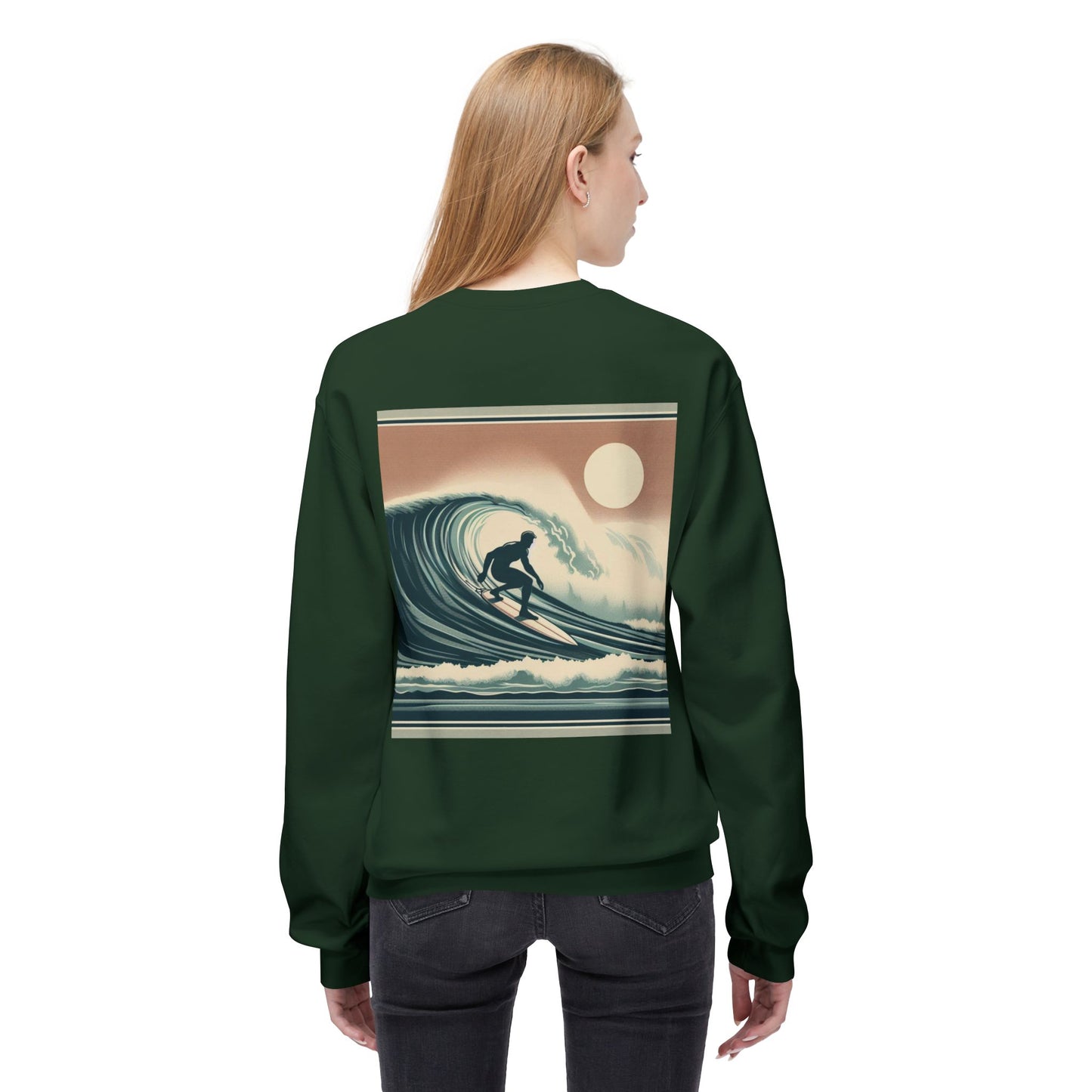 Juicy Clams Unisex Midweight Fleece Crewneck Sweatshirt (V041)