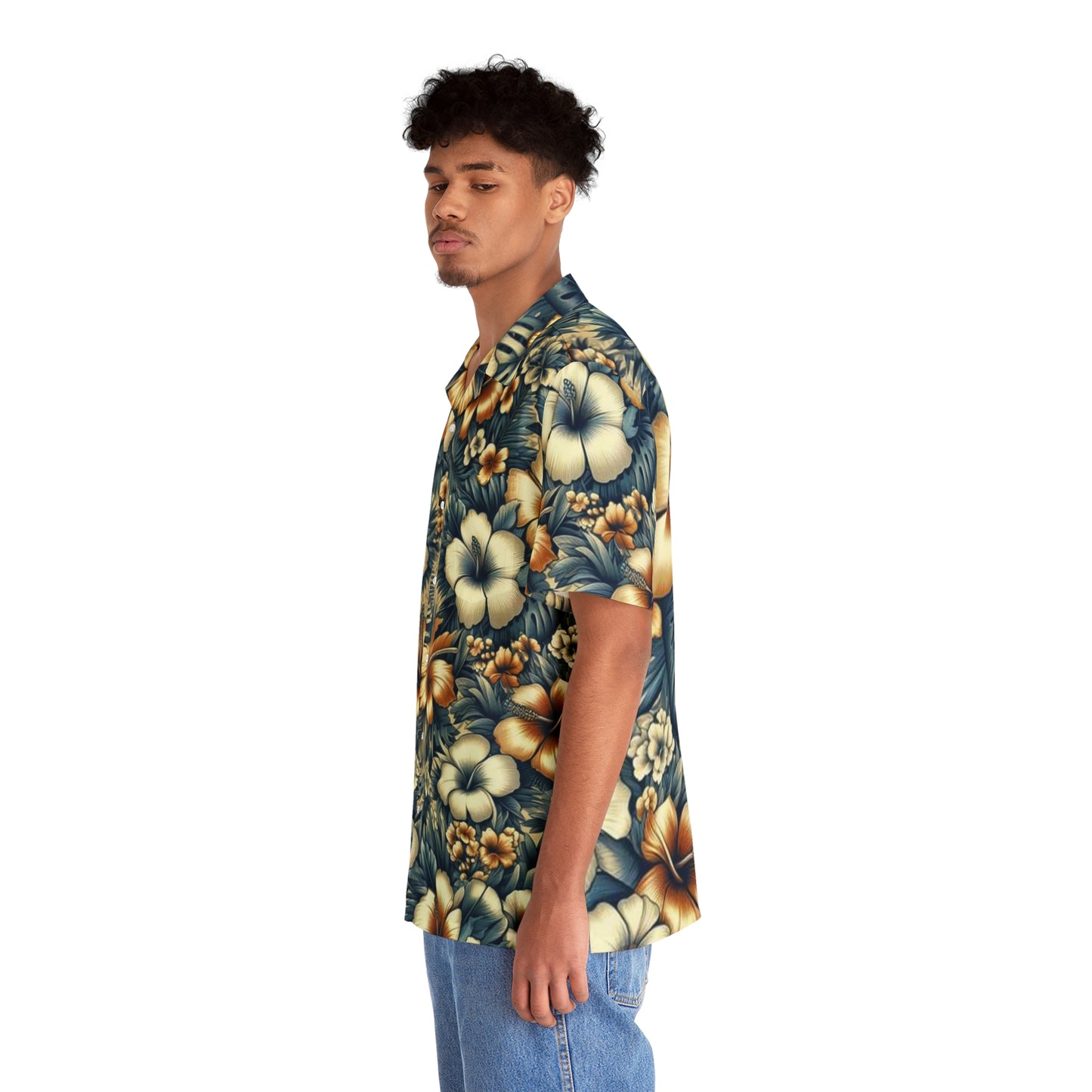 Juicy Clams Men's Hawaiian Shirt (1125)