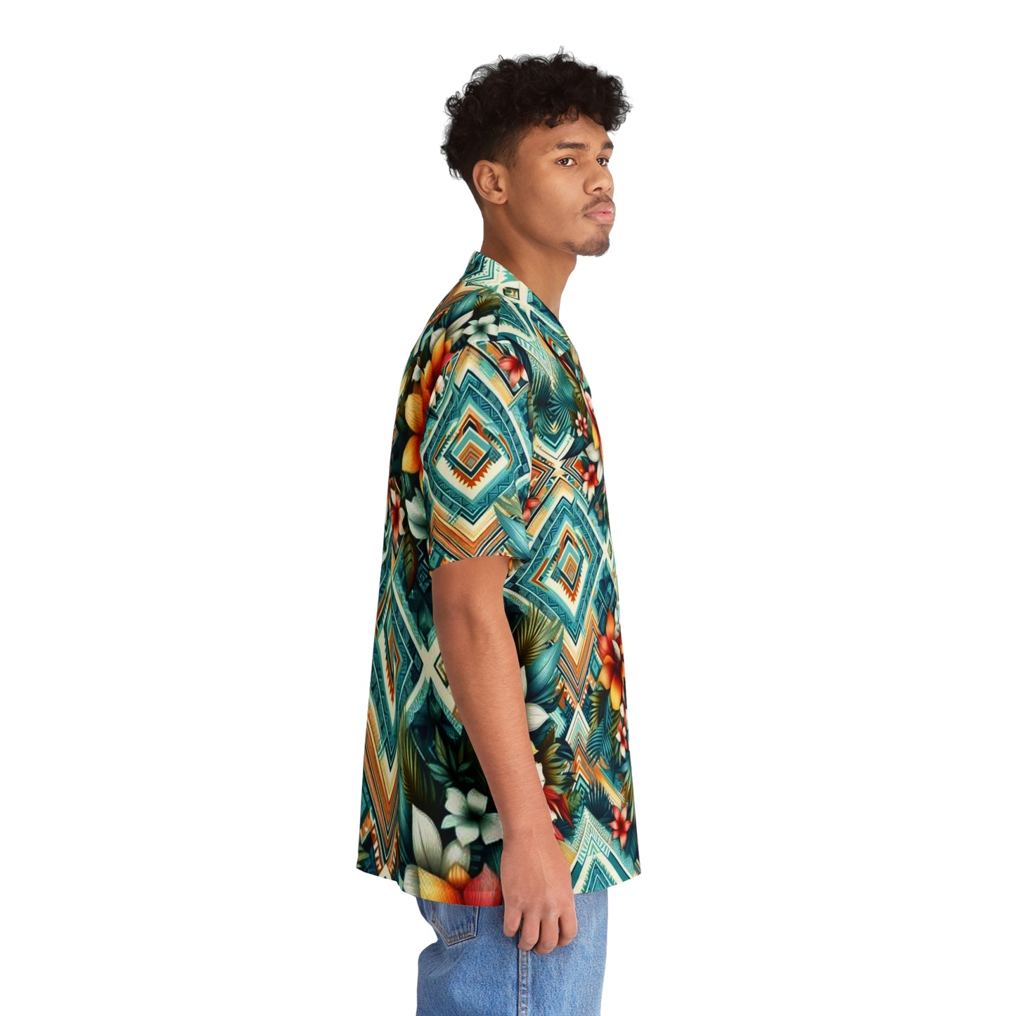Juicy Clams Men's Hawaiian Shirt (1020)