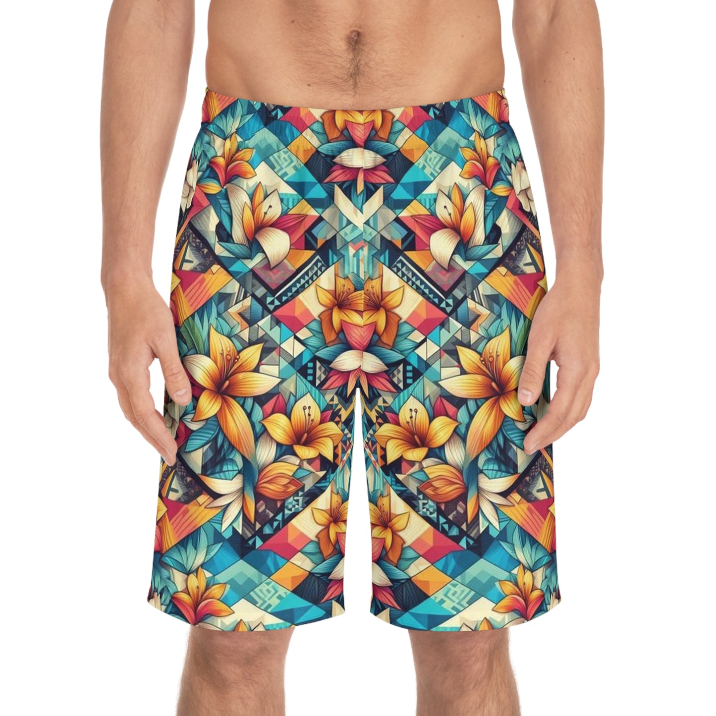 Men's Beach Shorts | Men's Board Shorts (1002)| Juicy Clams Surf Shack