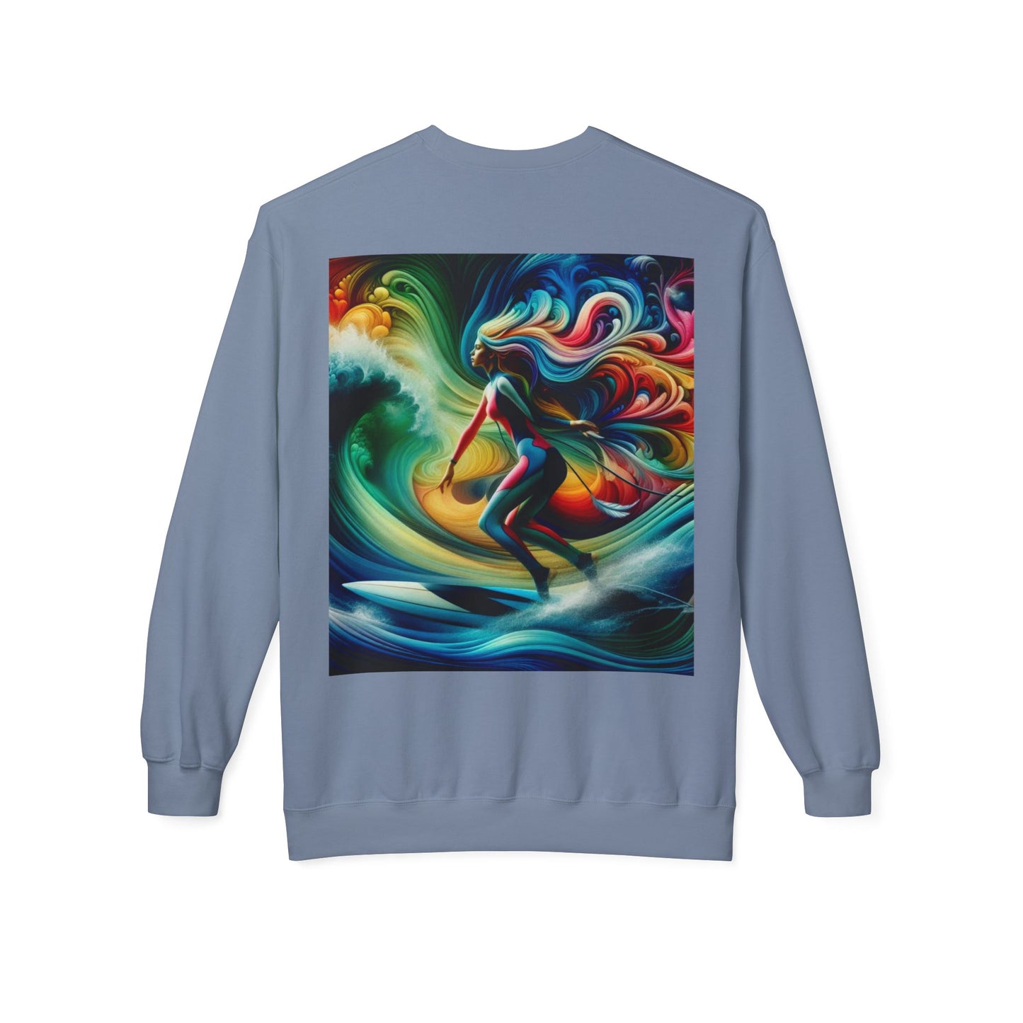 Juicy Clams Unisex Midweight Fleece Crewneck Sweatshirt (D005)