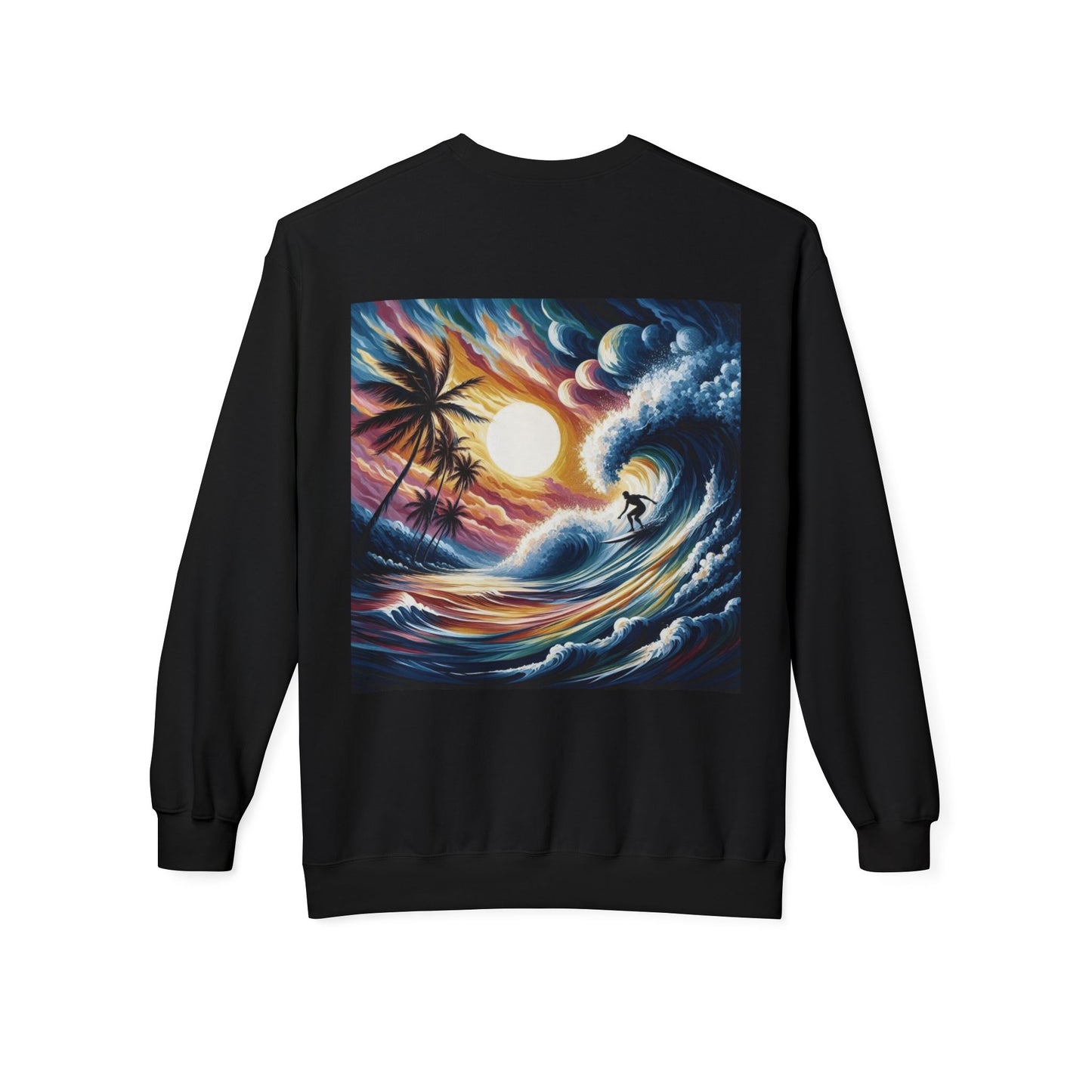 Juicy Clams Unisex Midweight Fleece Crewneck Sweatshirt (V035)