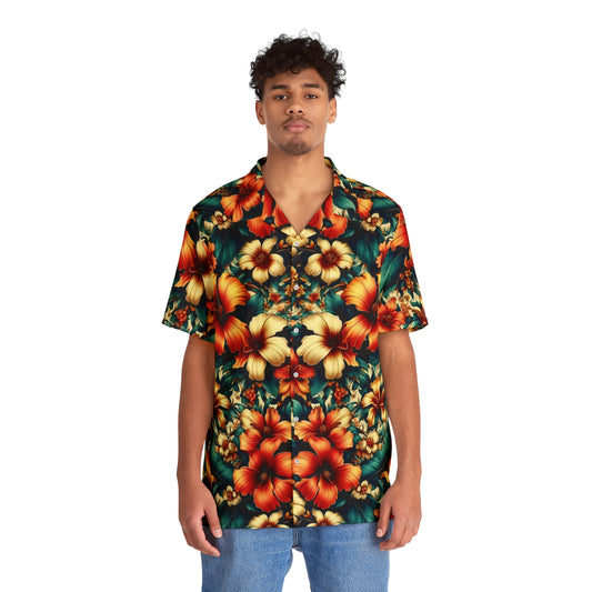Juicy Clams Men's Hawaiian Shirt (1089)