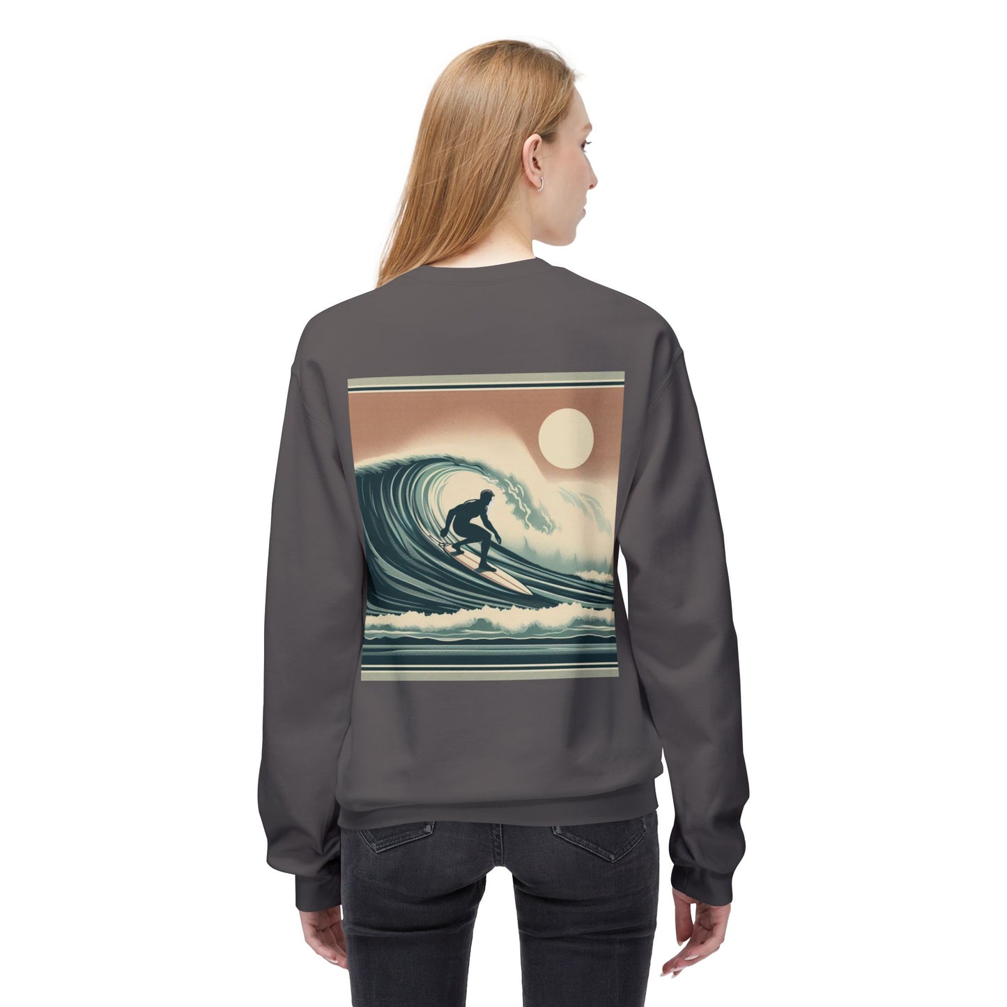 Juicy Clams Unisex Midweight Fleece Crewneck Sweatshirt (V041)