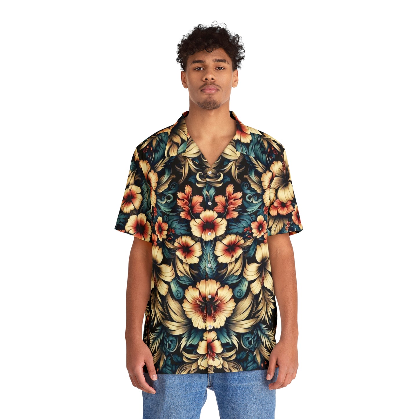 Juicy Clams Men's Hawaiian Shirt (H126)