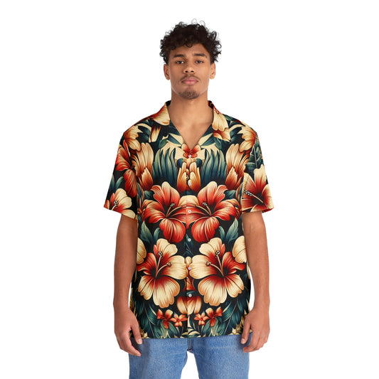 Juicy Clams Men's Hawaiian Shirt (1091)