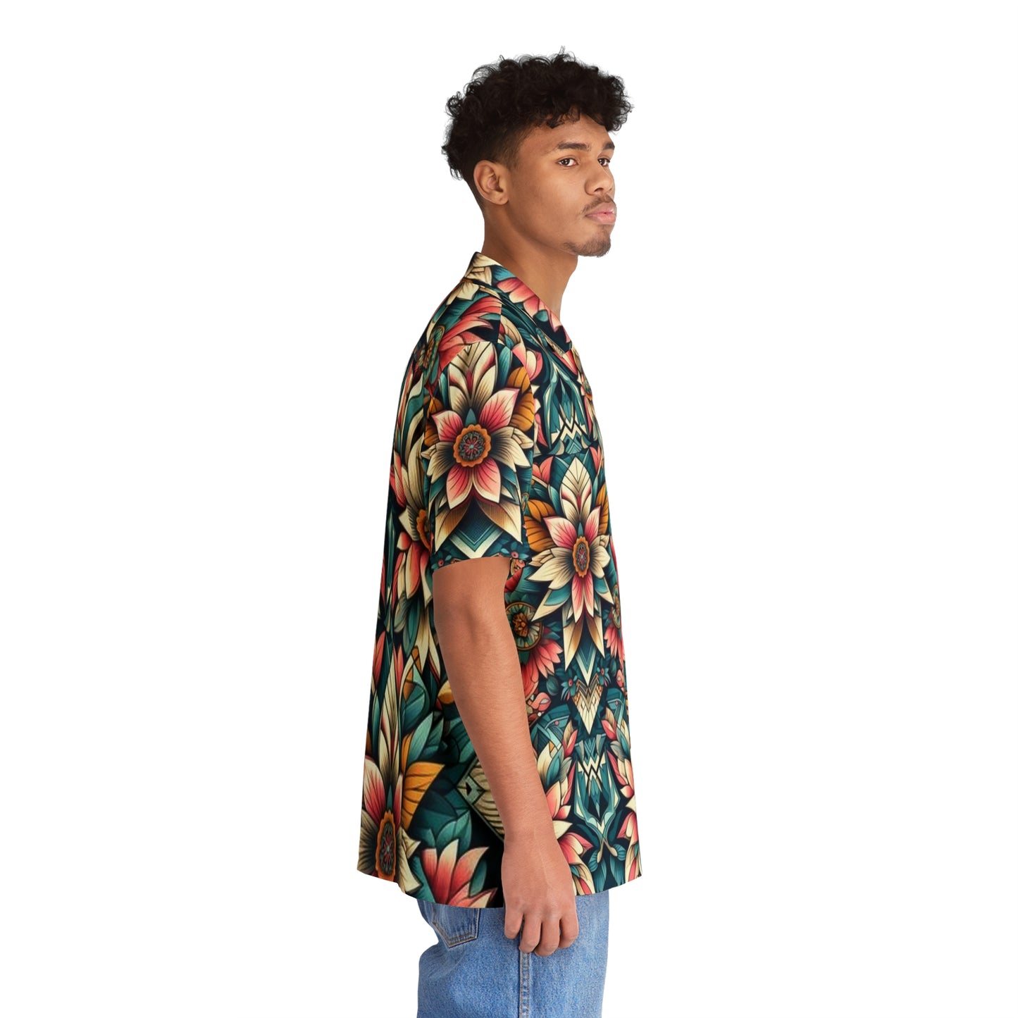 Juicy Clams Men's Hawaiian Shirt (1012)