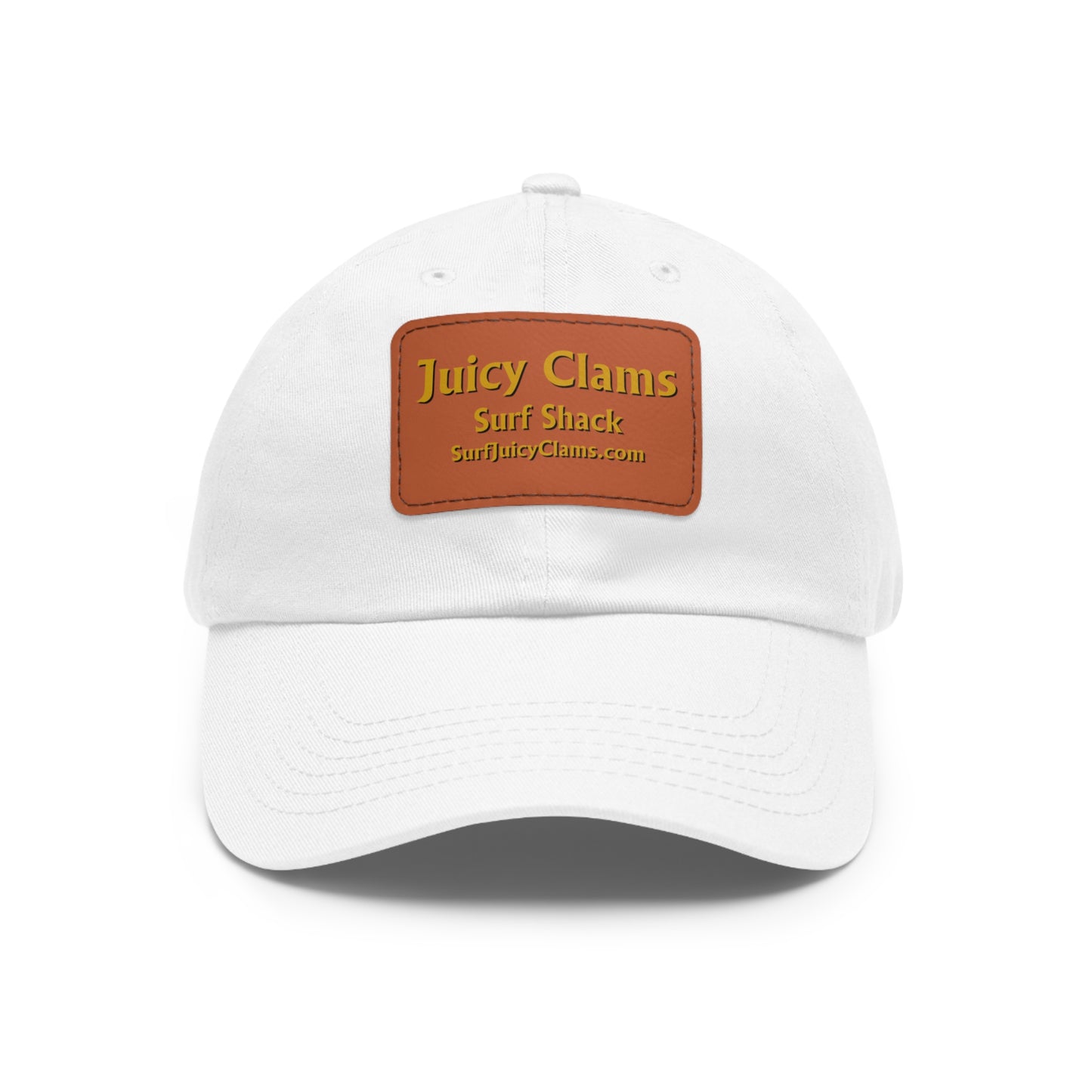 Juicy Clams Ball Cap with Light Brown Patch