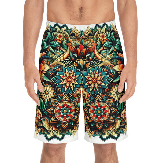 Juicy Clams Men's Board Shorts (H017)