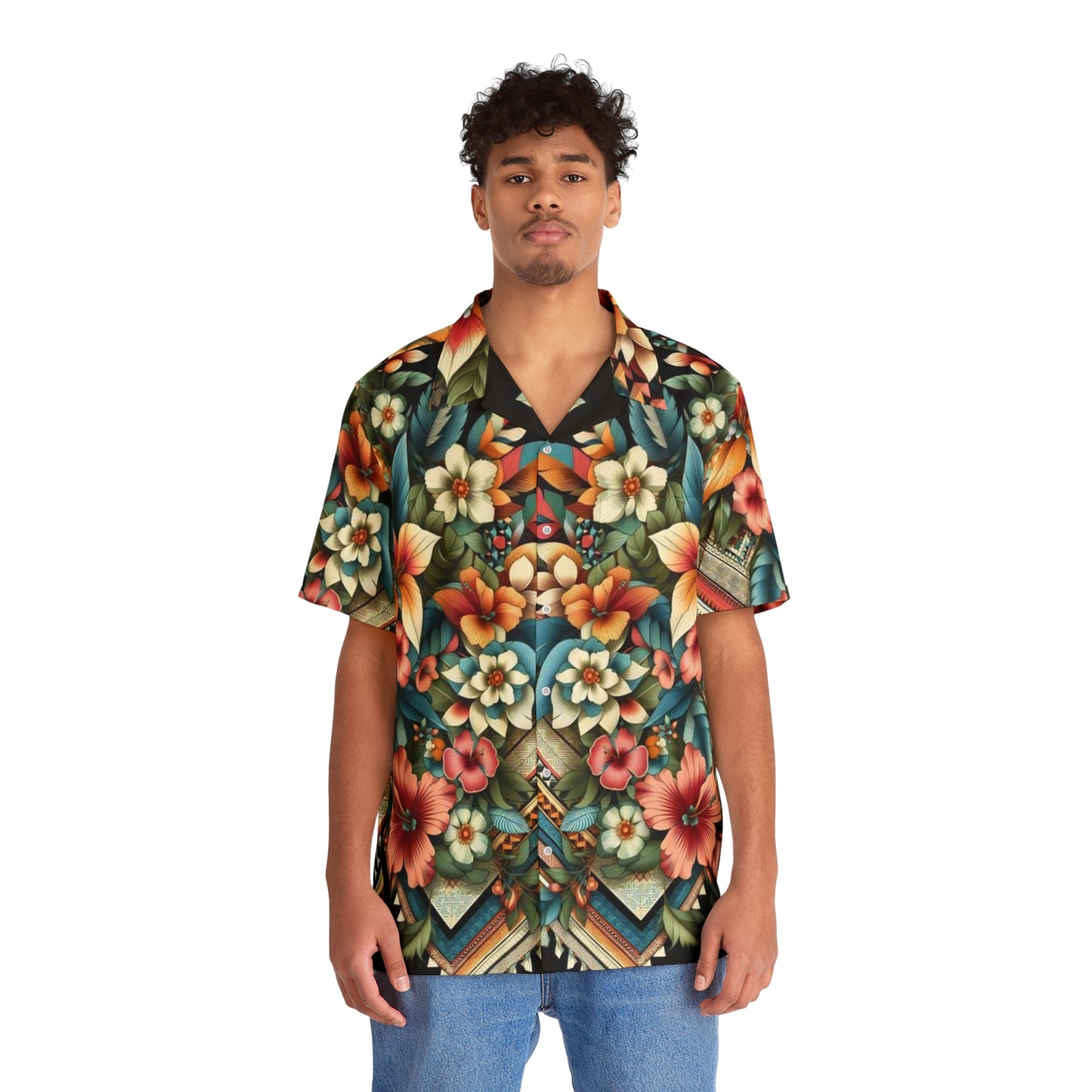 Juicy Clams Men's Hawaiian Shirt (1158)