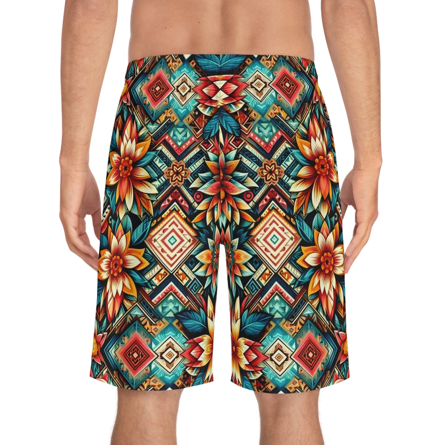 Juicy Clams Men's Board Shorts (H071)