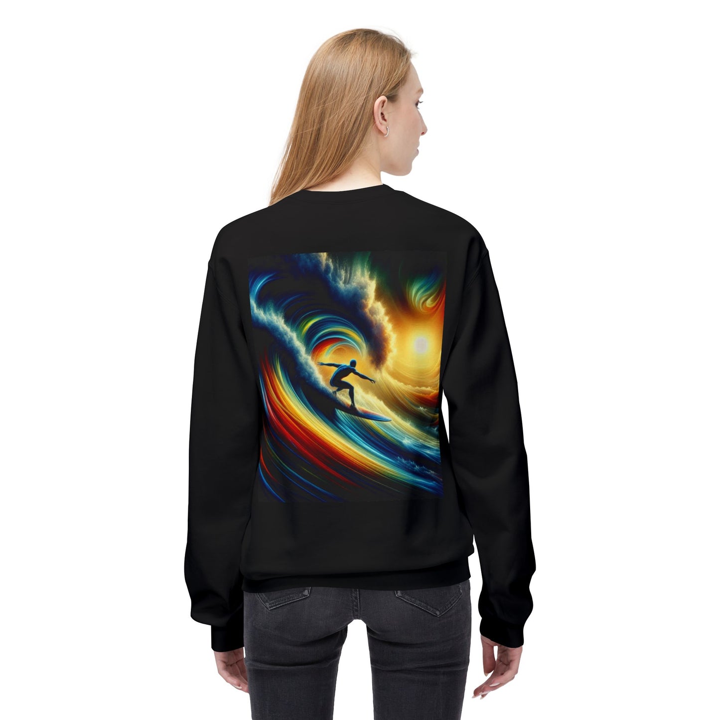 Juicy Clams Unisex Midweight Fleece Crewneck Sweatshirt (D023)