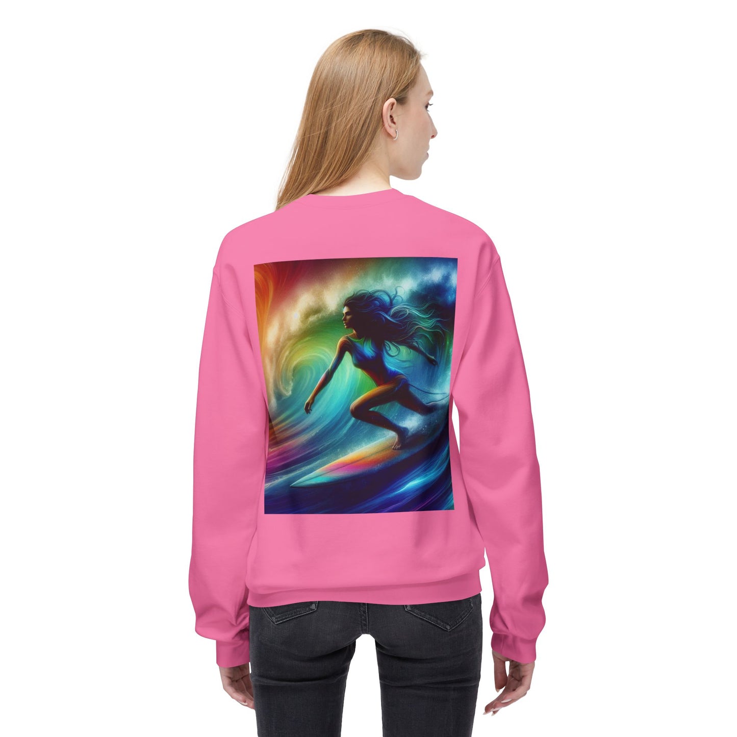 Juicy Clams Unisex Midweight Fleece Crewneck Sweatshirt (D036)