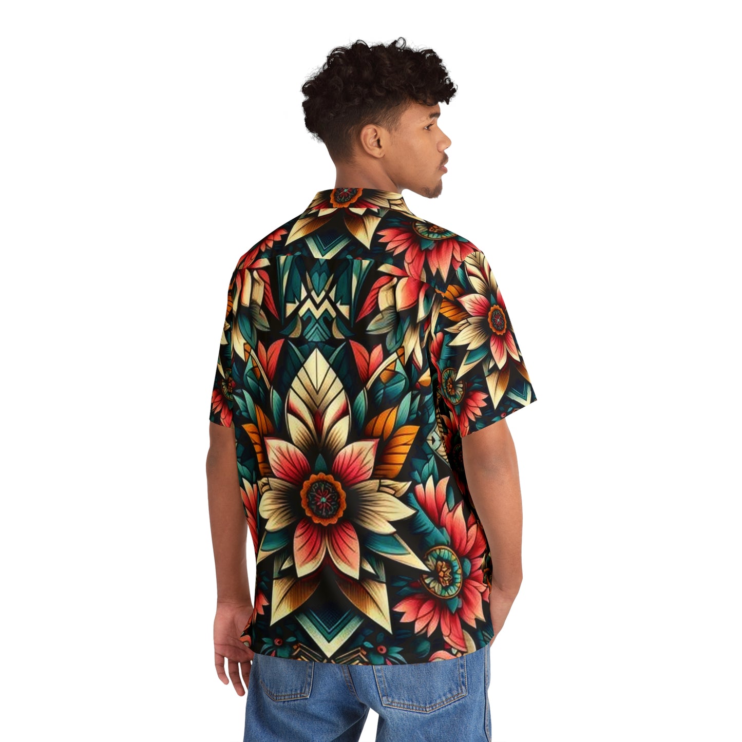Juicy Clams Men's Hawaiian Shirt (1012)