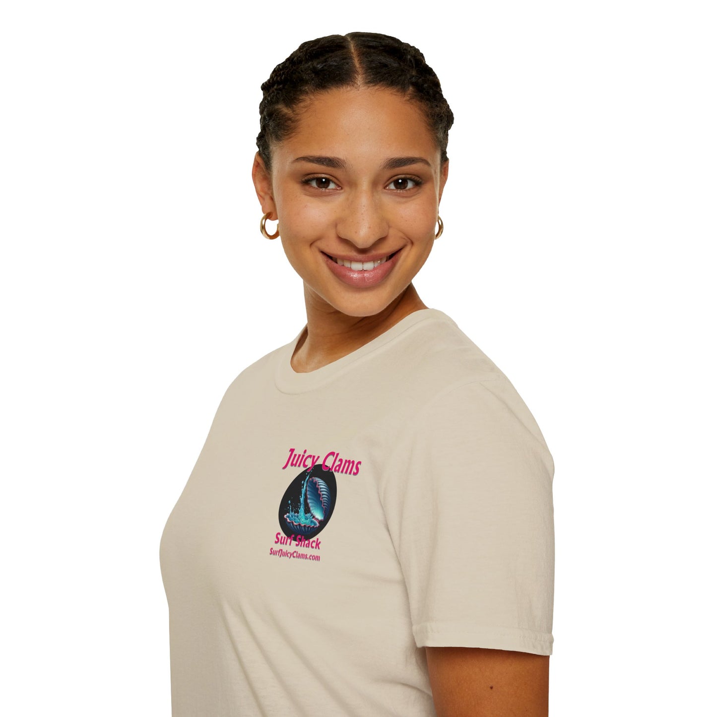 Juicy Clams Unisex Logo T-Shirt (L010)