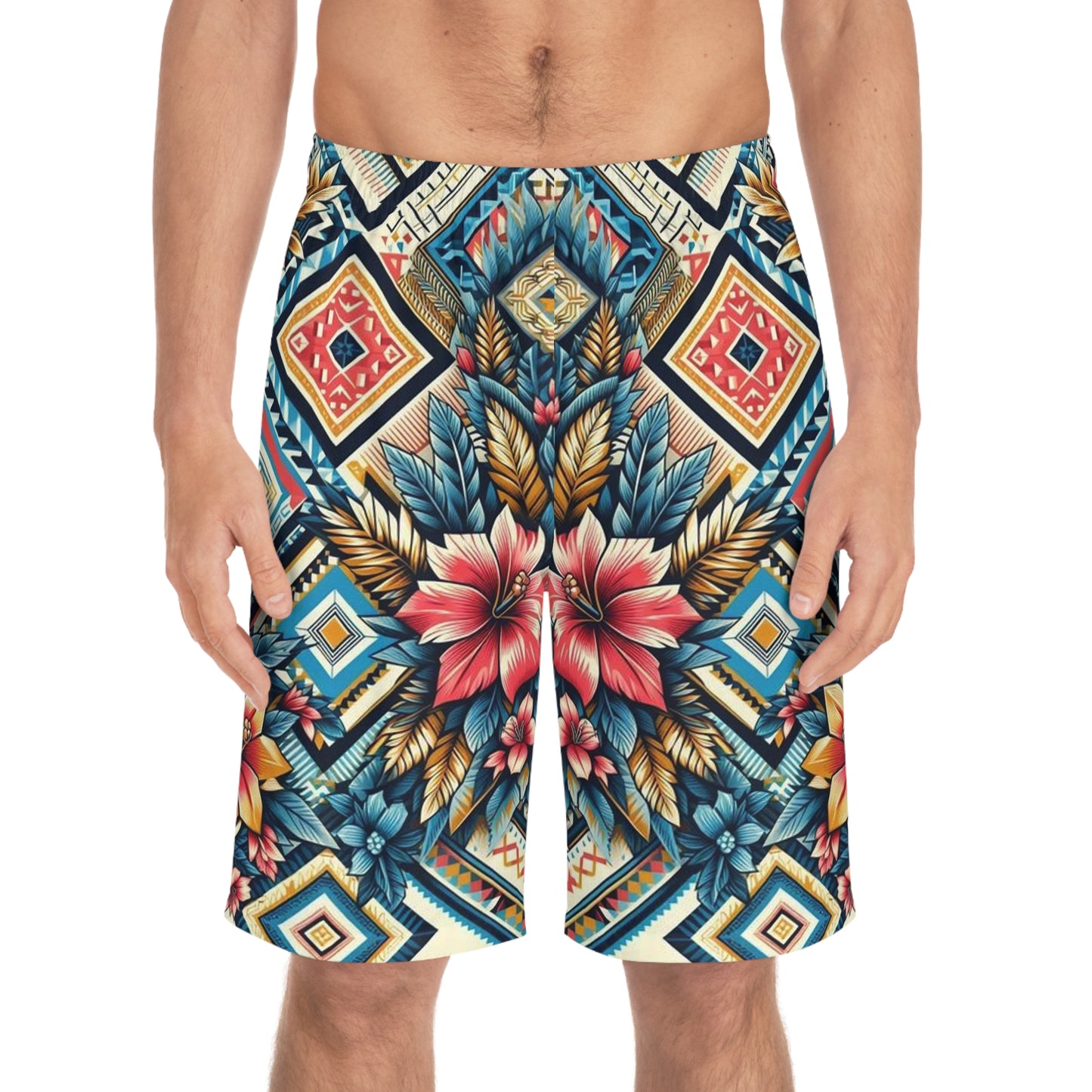 Juicy Clams Men's Board Shorts (1001)