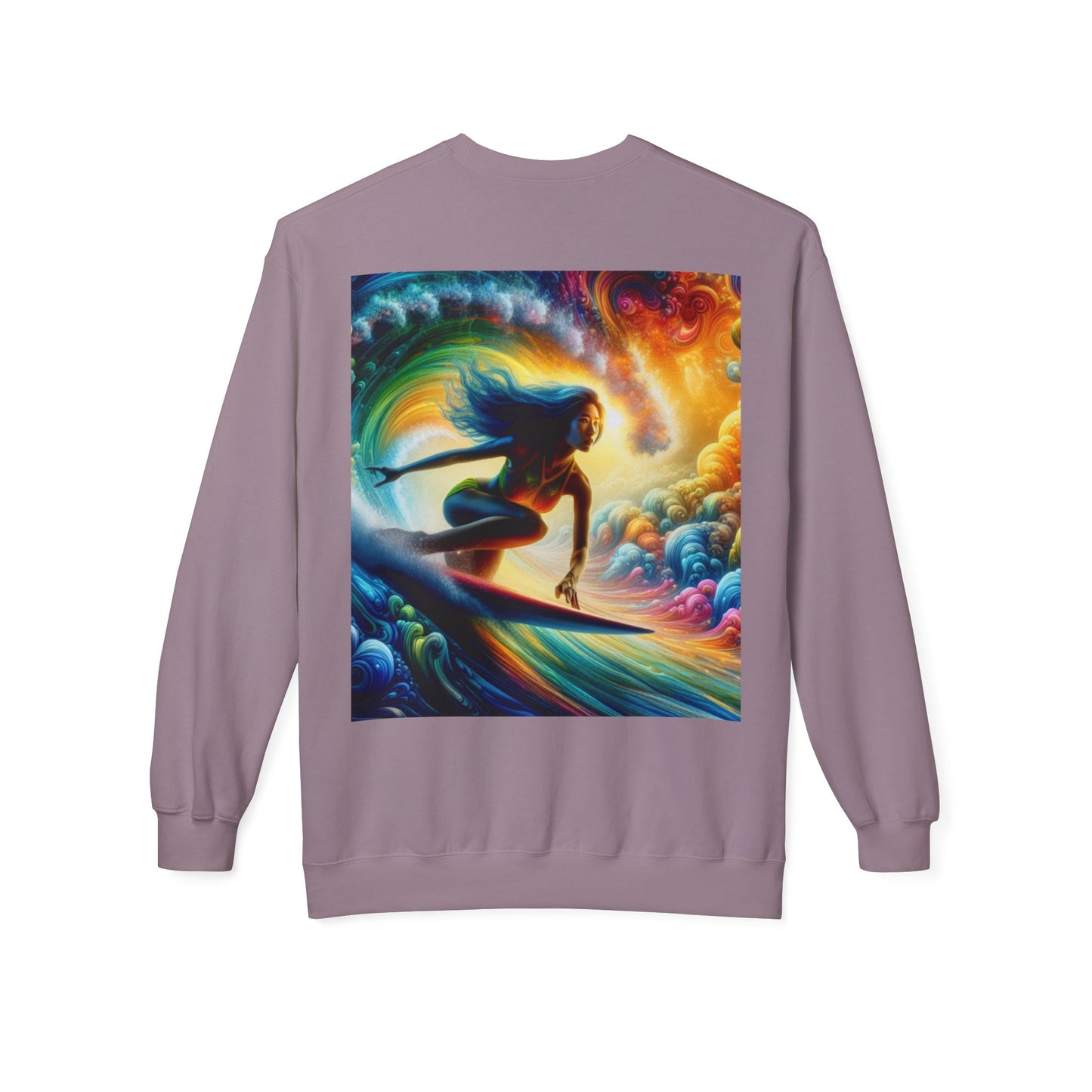 Juicy Clams Unisex Midweight Fleece Crewneck Sweatshirt (D021)