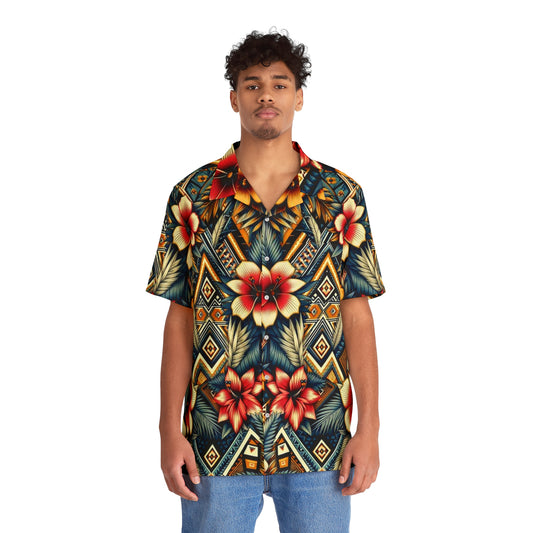 Juicy Clams Men's Hawaiian Shirt (1014)