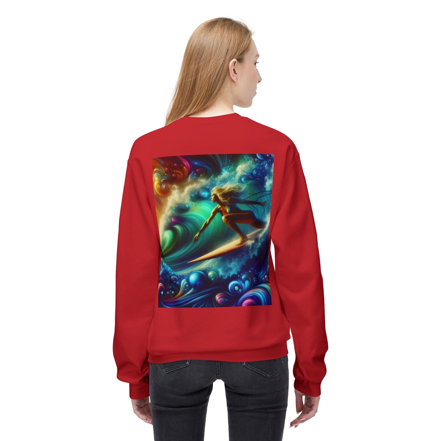 Juicy Clams Unisex Midweight Fleece Crewneck Sweatshirt (D010)